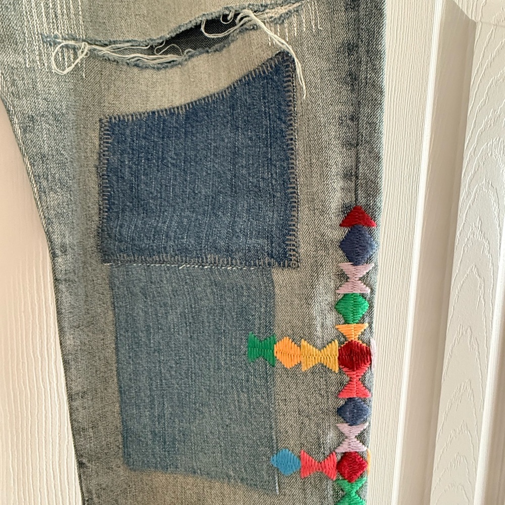 Vintage Blue Denim Boyfriend Jeans - Picture 8 of 8